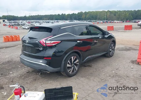 2015 Nissan Murano Platinum из США, поврежденный, VIN 5N1AZ2MH1FN241904